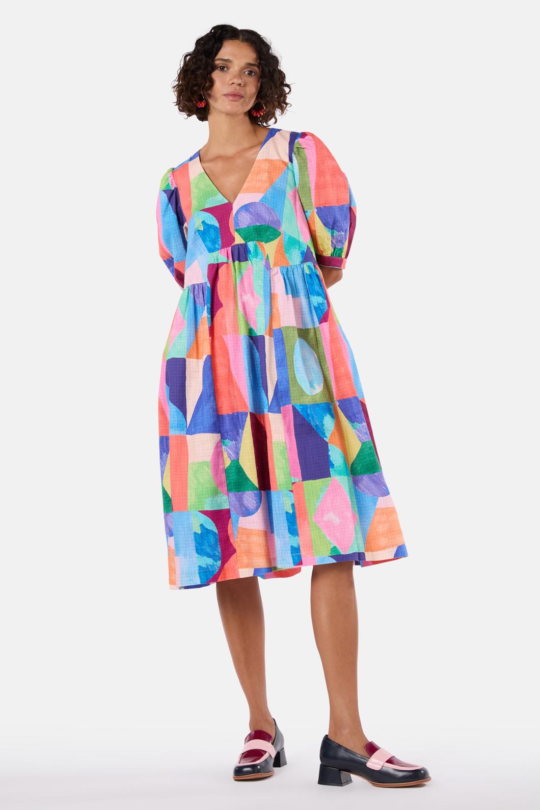 Gorman - Cutting Shapes Smock Dress - print