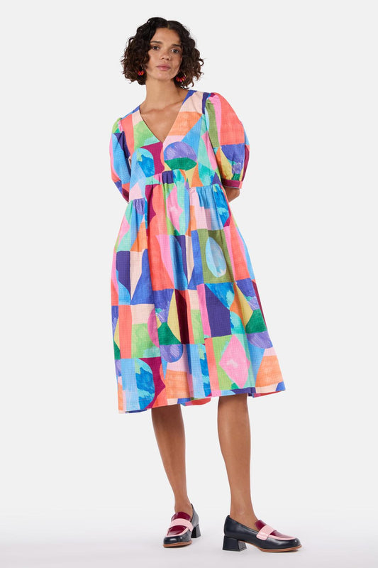 Gorman - Cutting Shapes Smock Dress - print