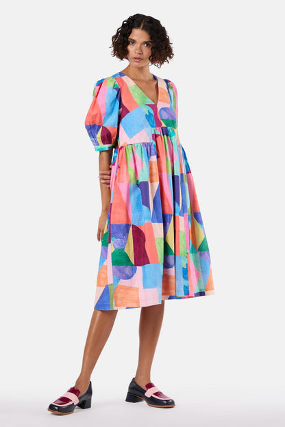 Gorman - Cutting Shapes Smock Dress - print