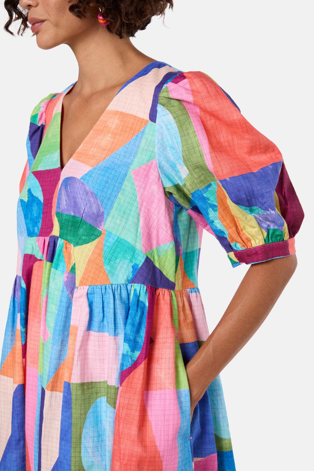 Gorman - Cutting Shapes Smock Dress - print