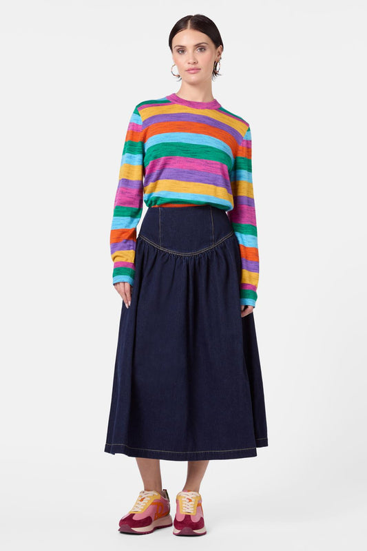 Gorman - Nova Denim Skirt - indigo