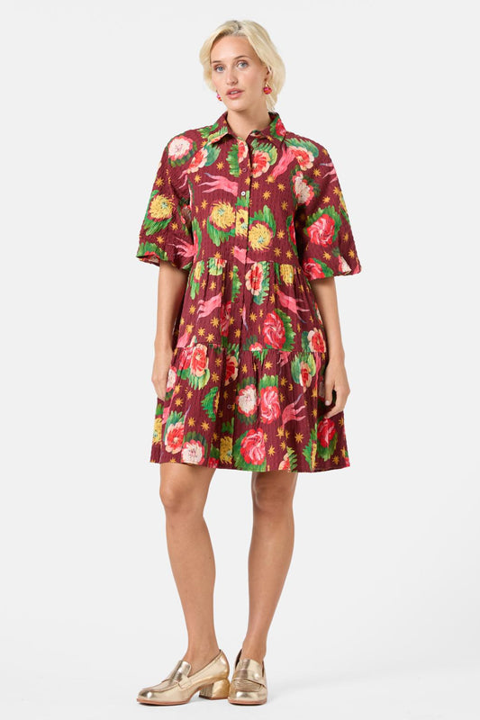 Gorman - The Comet Smock Shirt Dress - print
