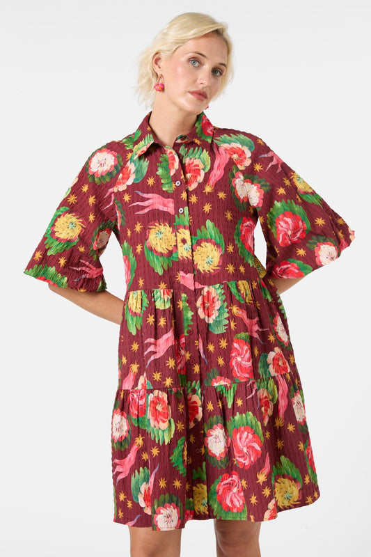 Gorman - The Comet Smock Shirt Dress - print
