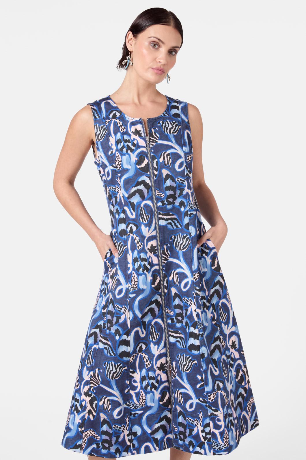 Gorman - The Vines Denim Dress - print