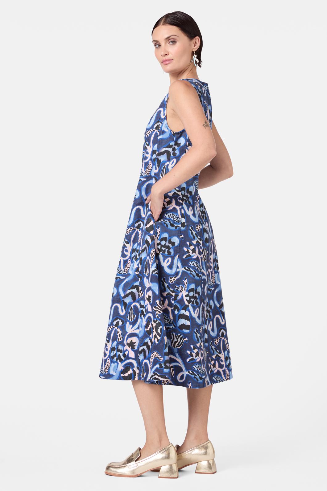 Gorman - The Vines Denim Dress - print