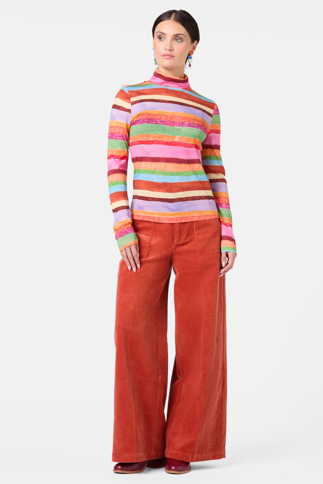 Gorman - Technicolour Polo Top - print