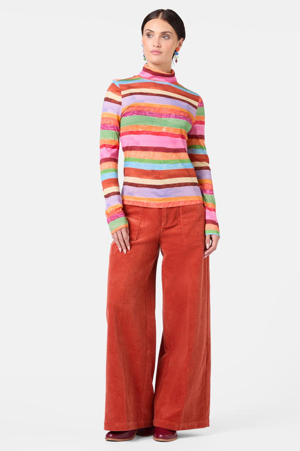 Gorman - Technicolour Polo Top - print