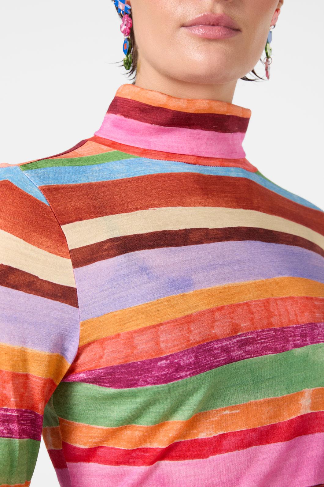 Gorman - Technicolour Polo Top - print