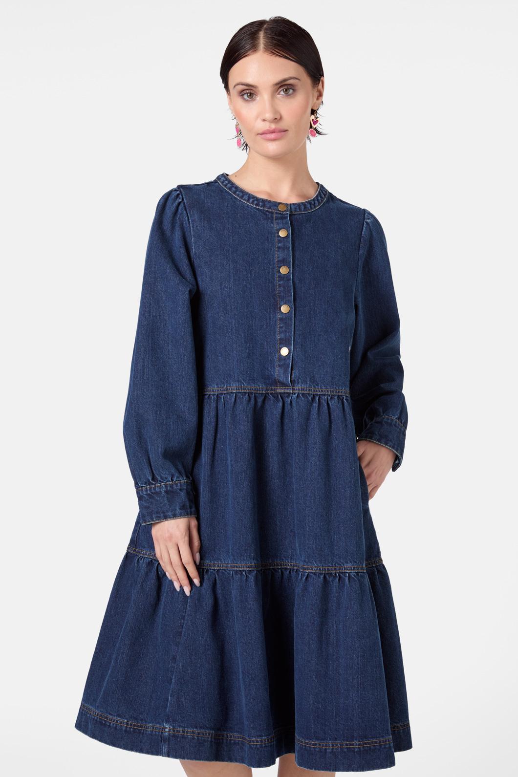 Gorman - Nova Denim Smock Dress - indigo