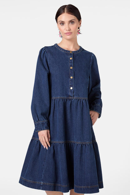 Gorman - Nova Denim Smock Dress - indigo