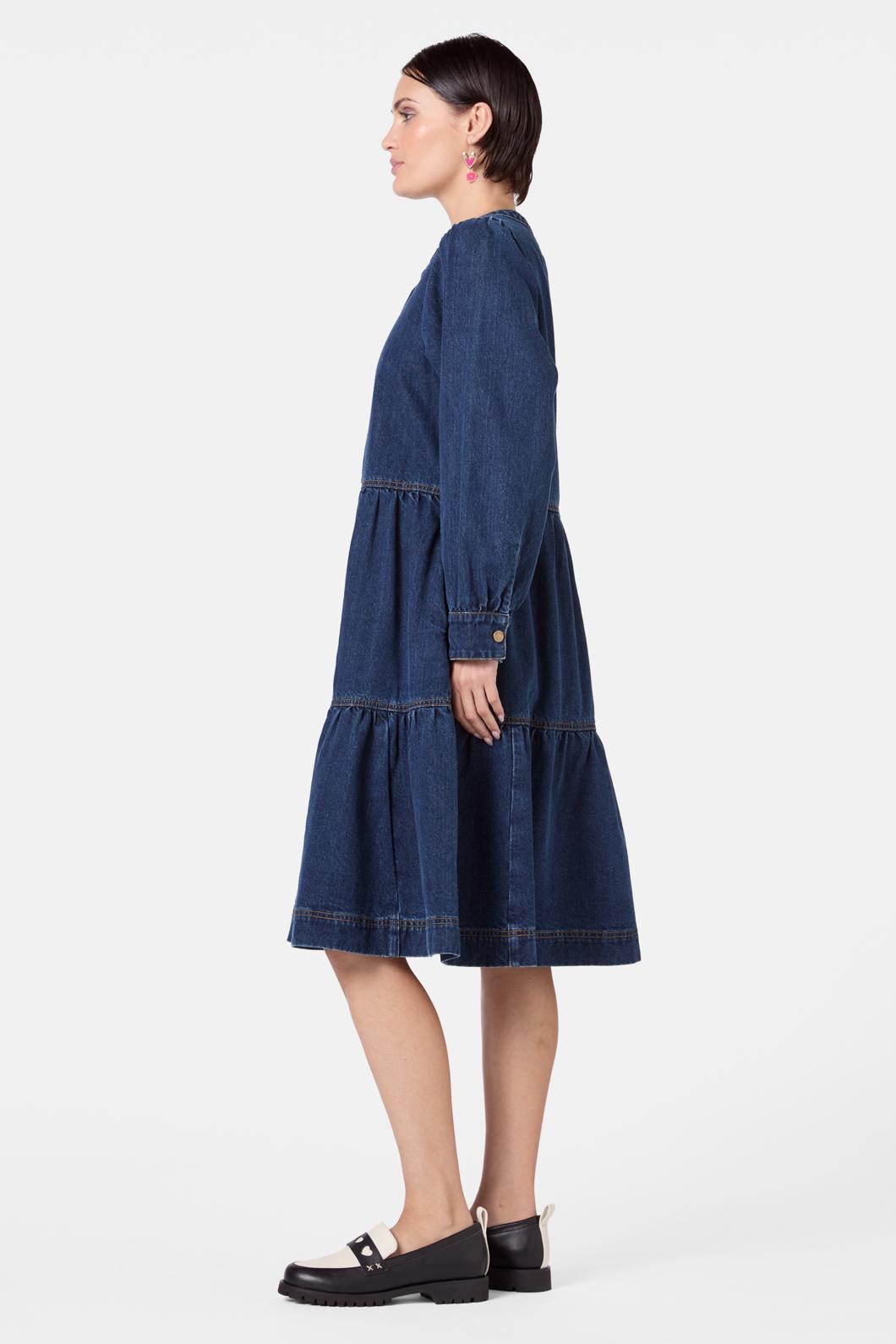 Gorman - Nova Denim Smock Dress - indigo