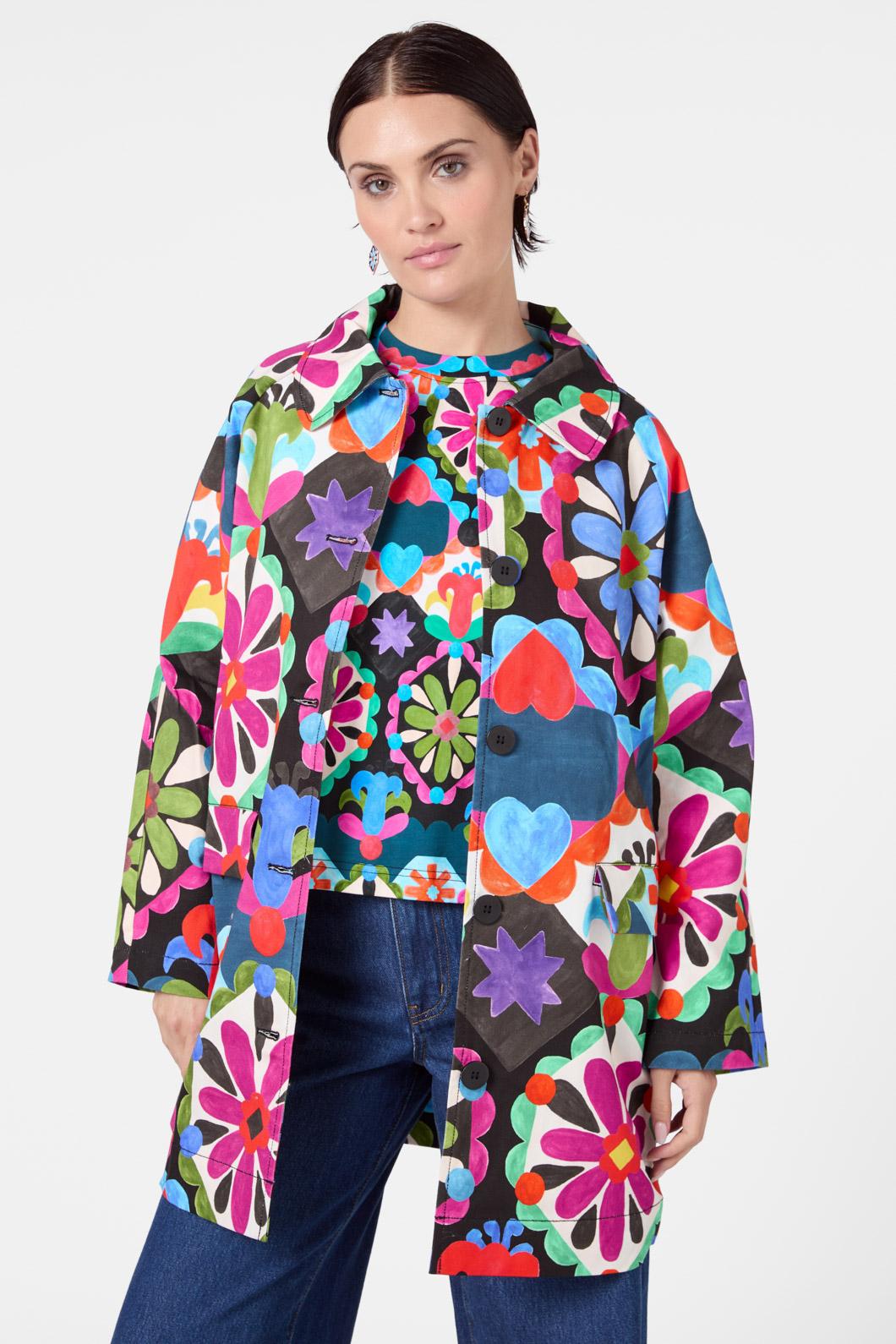 Gorman - Friendly Folk Duster Jacket - print