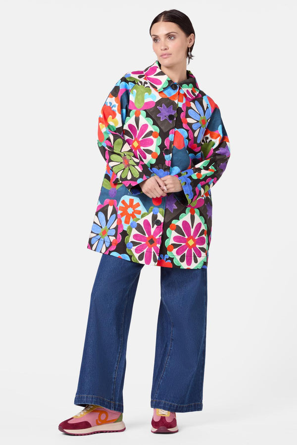Gorman - Friendly Folk Duster Jacket - print