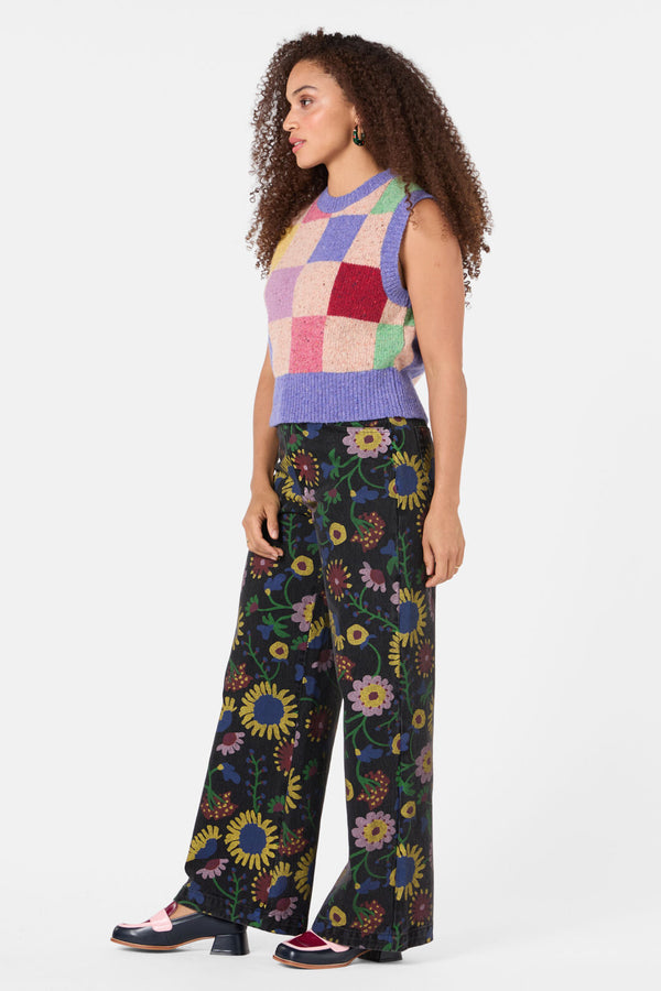 Gorman - Patchwork Vest - check