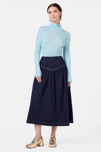 Gorman - Merino Polo Top - blue