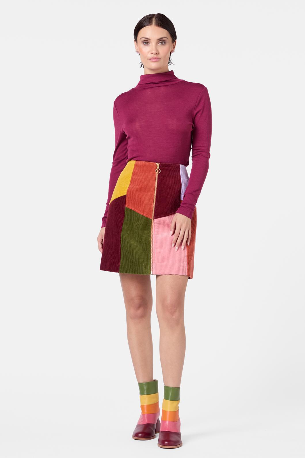 Gorman - Merino Polo Top - plum