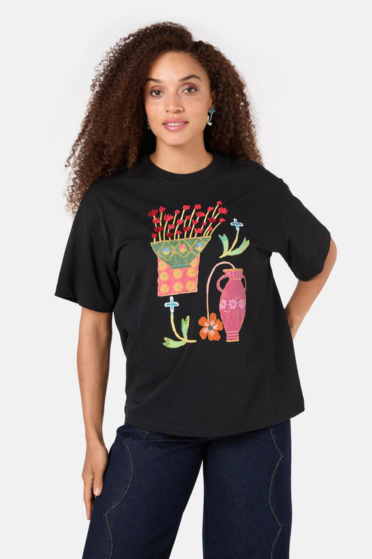 Gorman - Amphora Placement OversizedTee - print