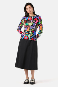 Gorman - Crafternoon Top - print