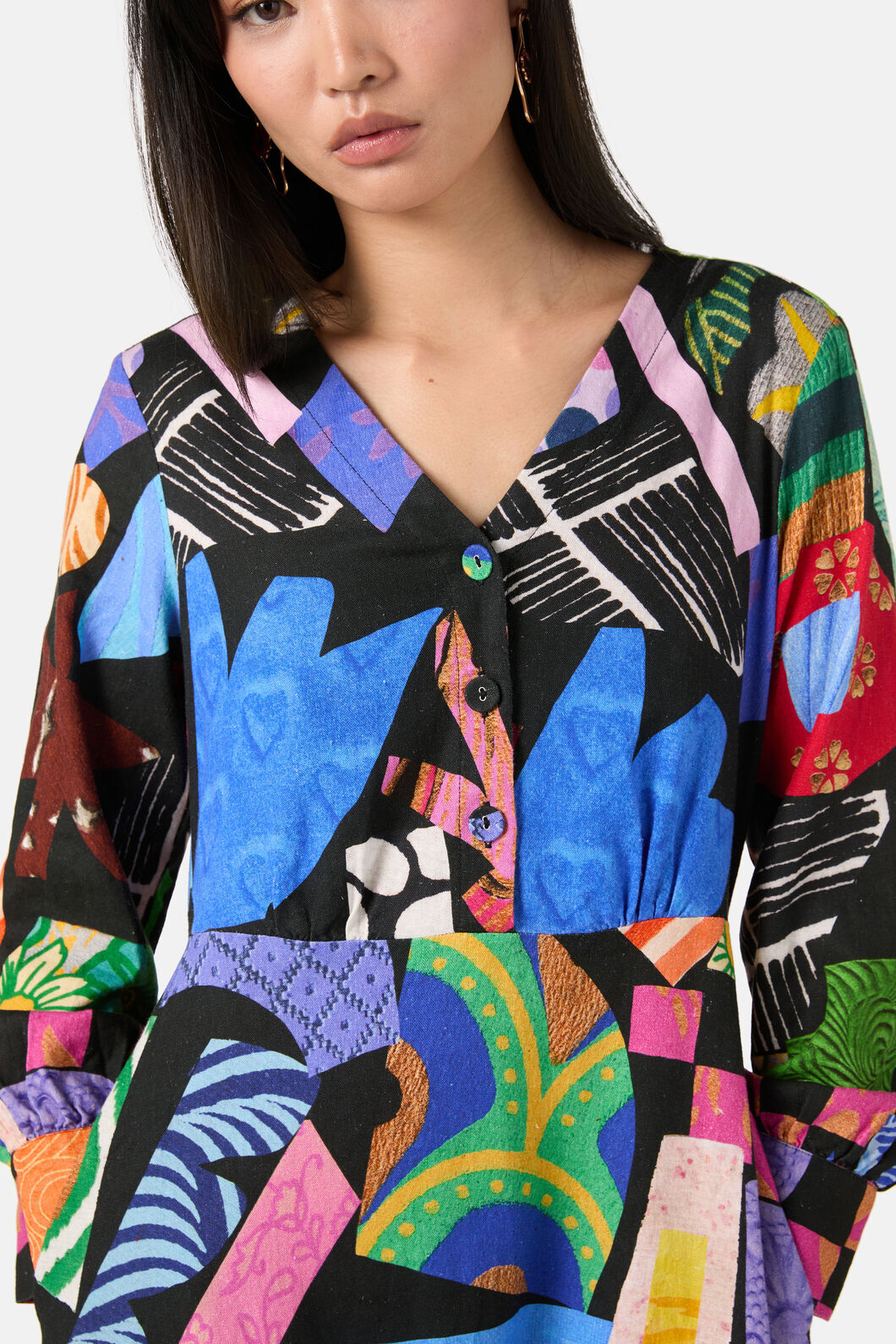 Gorman - Craftermoon V-Neck Dress - print