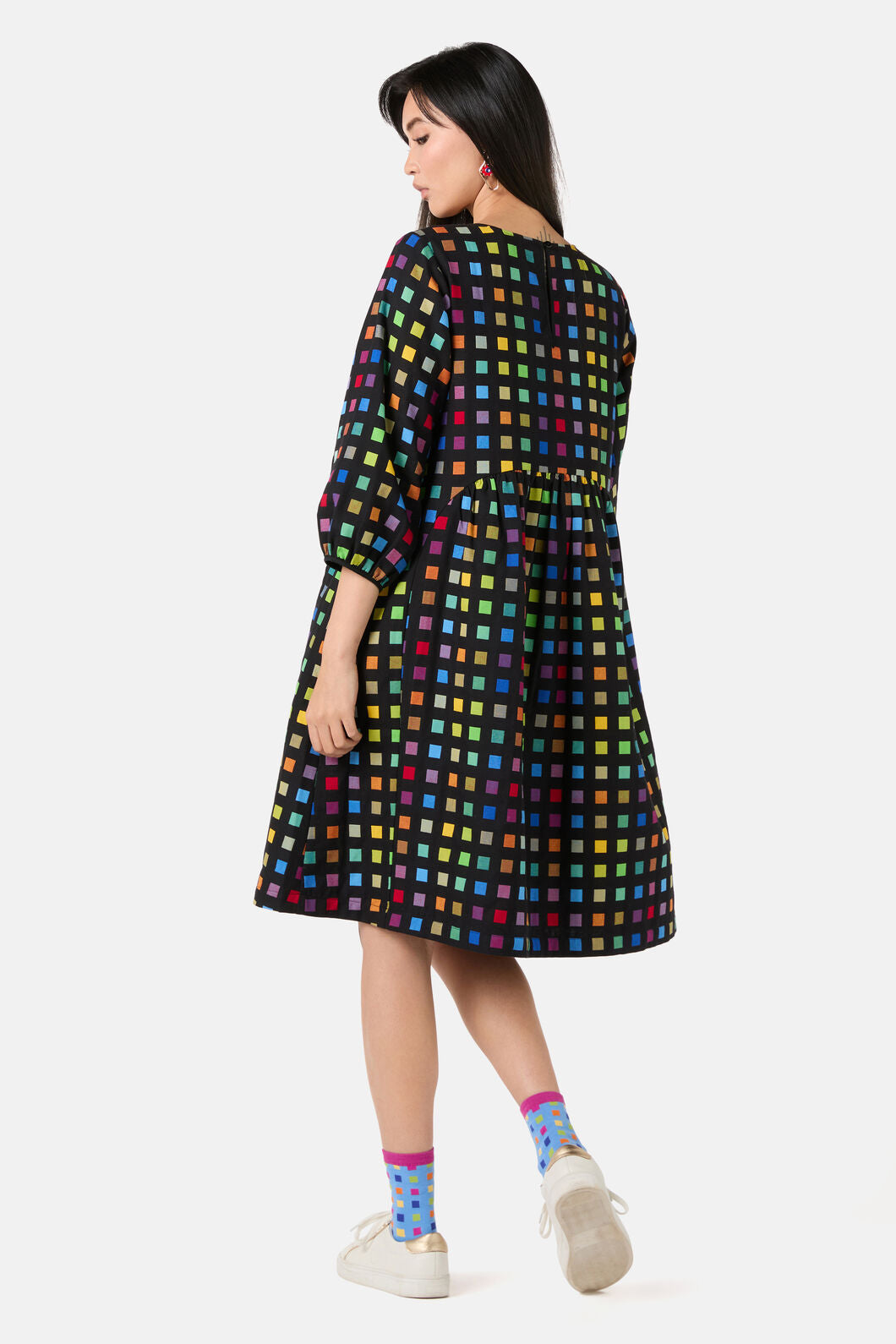 Gorman - Light Up Check Smock Dress - check