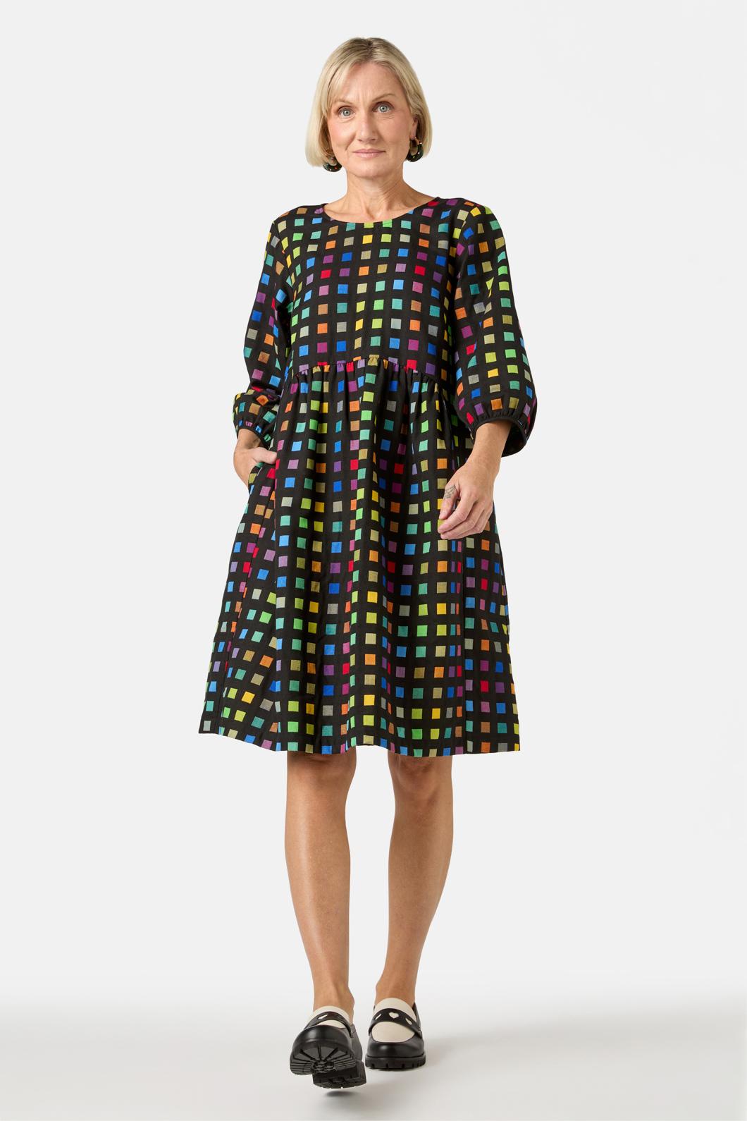 Gorman - Light Up Check Smock Dress - check