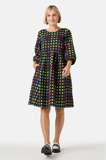 Gorman - Light Up Check Smock Dress - check