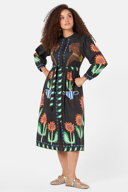 Gorman - The Horses Midi Dress - print