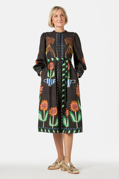 Gorman - The Horses Midi Dress - print