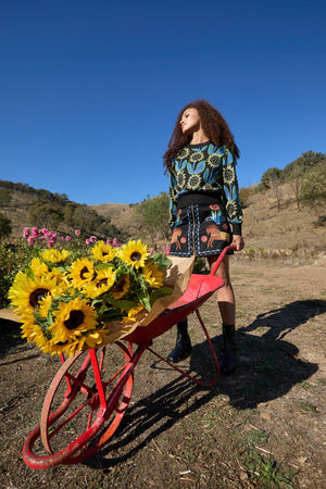 Gorman - The Horses Mini Skirt - black