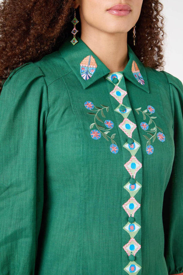 Gorman - RenaissanceEmbroideredShirtDre - print
