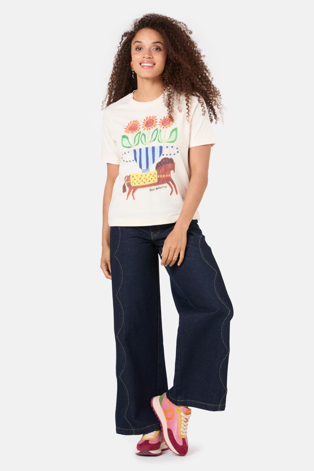 Gorman - The Horses PlacementClassicTee - print
