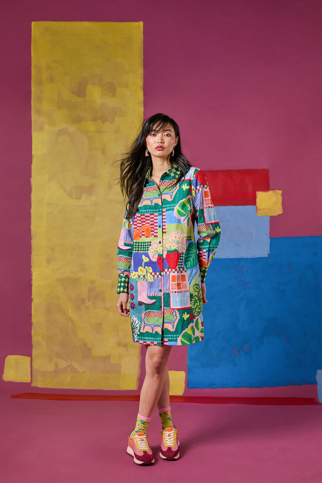 Gorman - Windowsill Shirt Dress - print