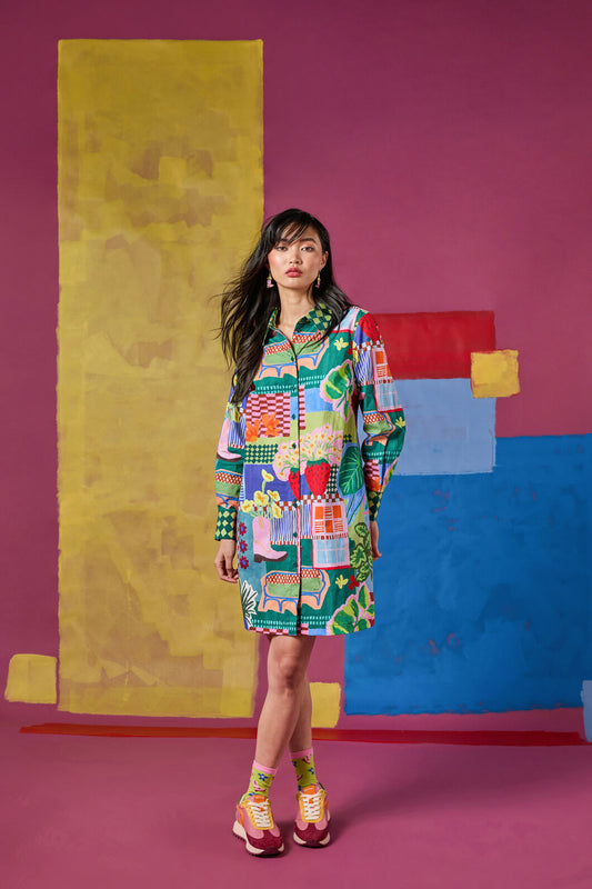 Gorman - Windowsill Shirt Dress - print