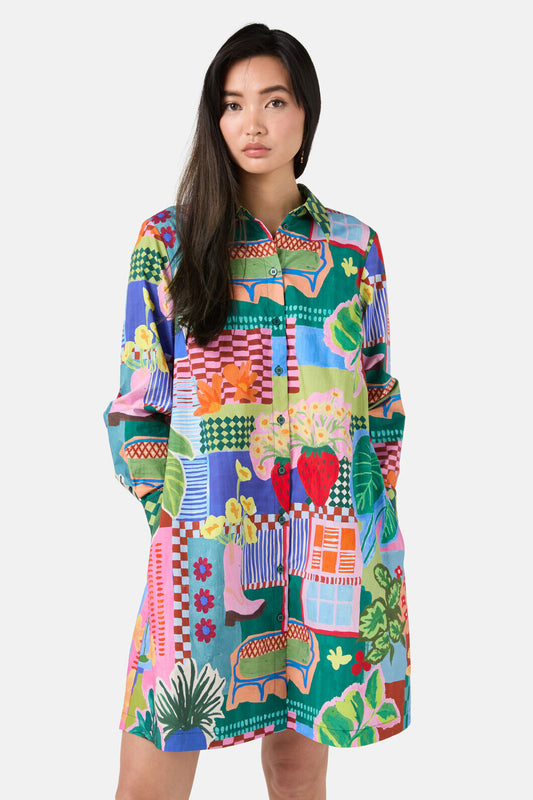 Gorman - Windowsill Shirt Dress - print