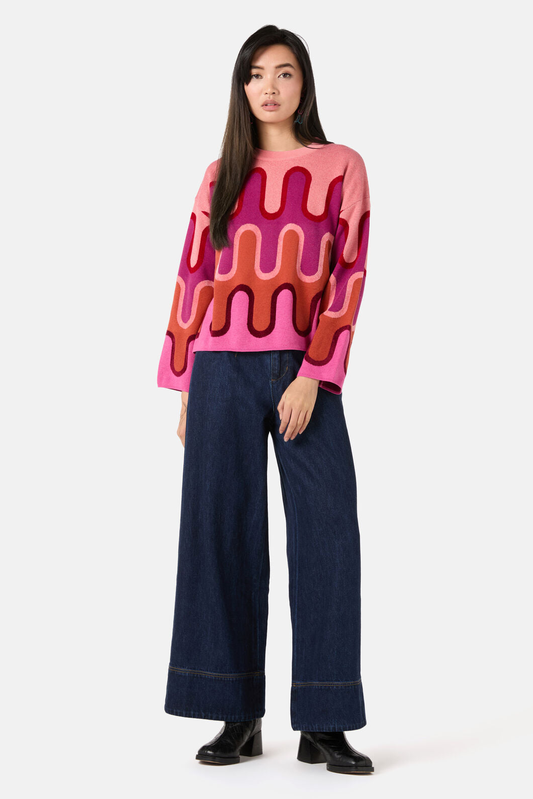 Gorman - Squiggle Stripe Jumper - multi