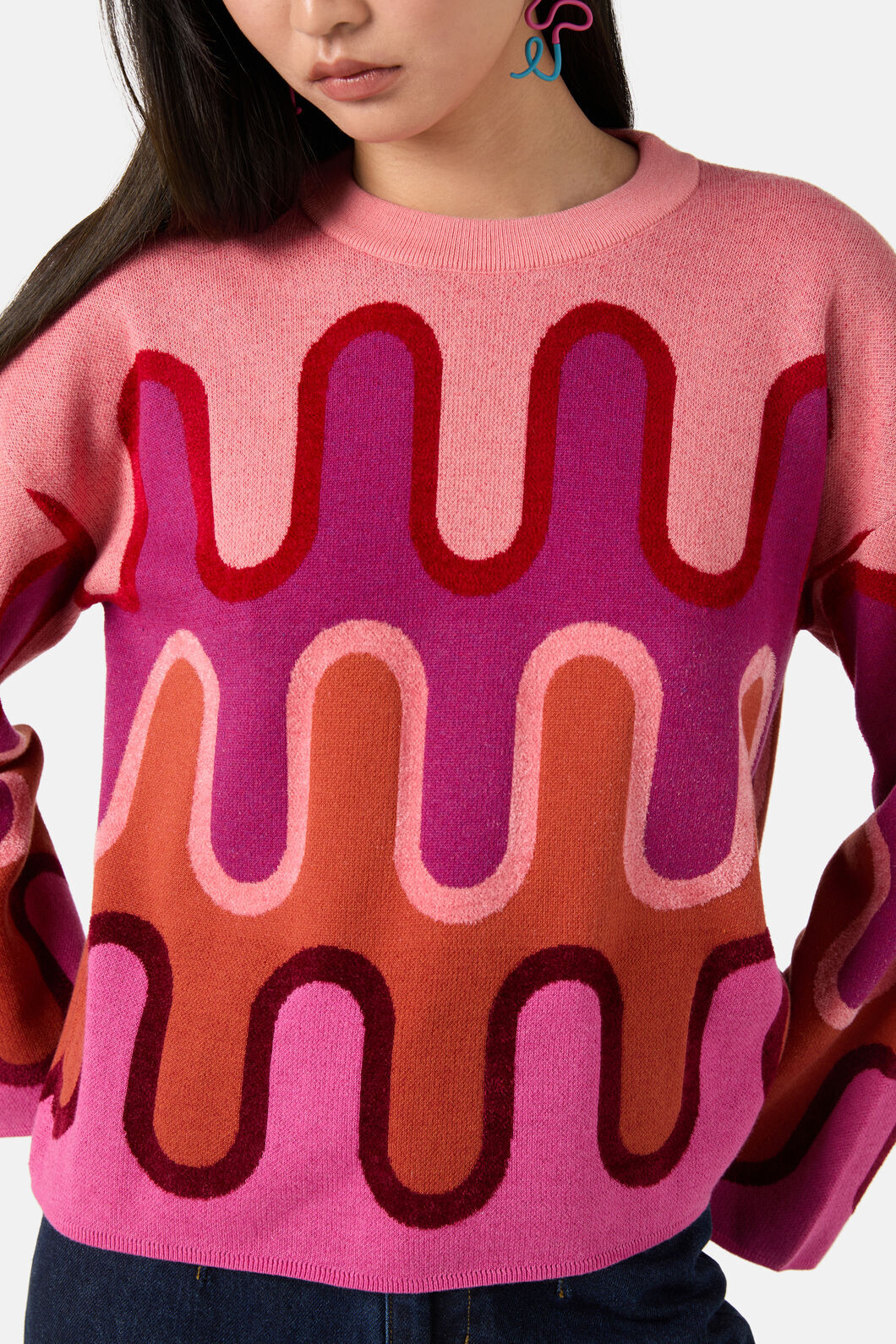 Gorman - Squiggle Stripe Jumper - multi