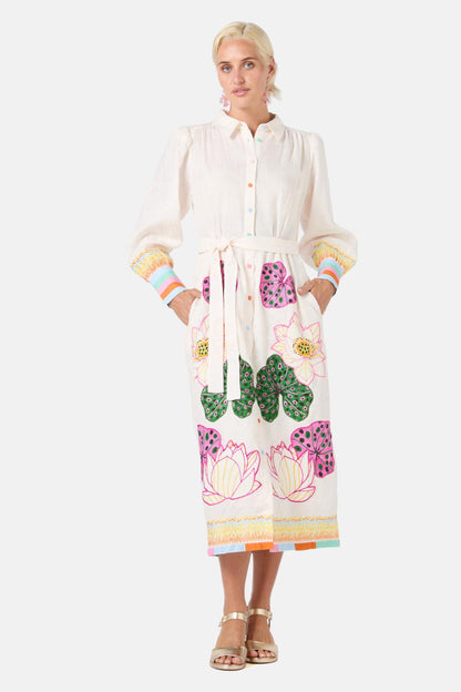 Gorman - White Lotus Dress - white