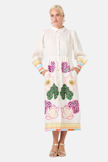 Gorman - White Lotus Dress - white