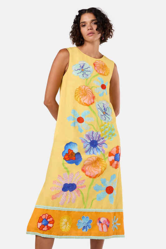 Gorman - Bouquet Emb Dress - print