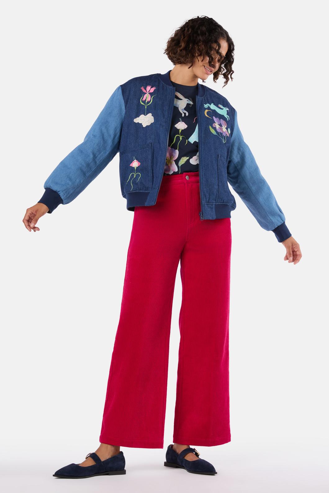 Gorman - Daydream Emb Bomber - denim