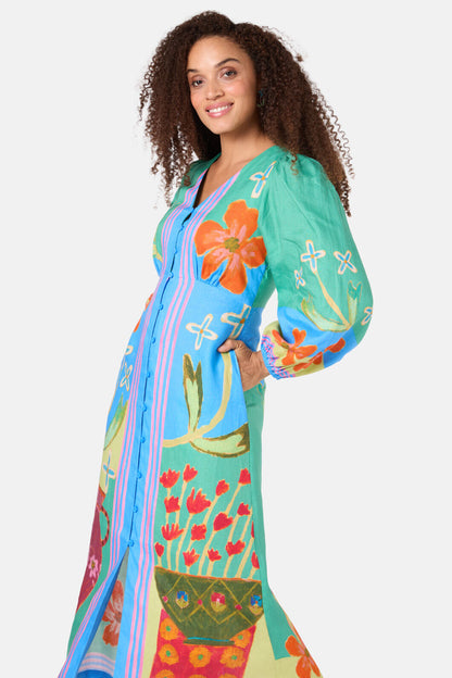 Gorman - Amphora Long Dress - print