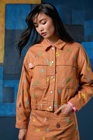 Gorman - Desert Garden Denim Jacket - print