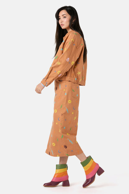 Gorman - Desert Garden Denim Jacket - print