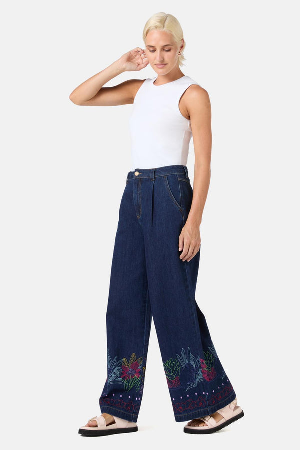 Gorman - Monkey Forest Denim Jean - indigo