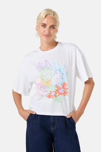 Gorman - Monkey Forest Tee - white