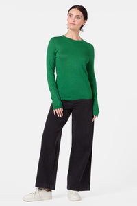 Gorman - Galaxy Crew Neck Knit Top - green