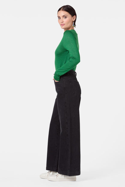 Gorman - Galaxy Crew Neck Knit Top - green