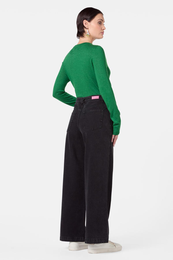 Gorman - Galaxy Crew Neck Knit Top - green