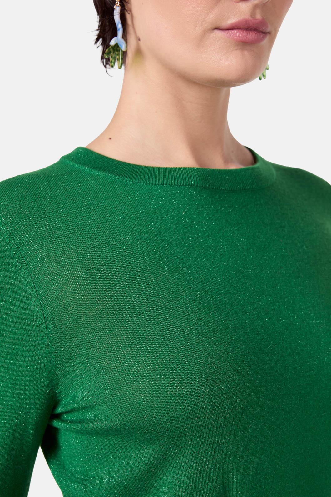 Gorman - Galaxy Crew Neck Knit Top - green