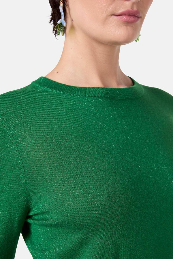Gorman - Galaxy Crew Neck Knit Top - green